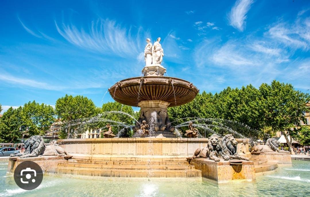 Superbe Appartement Avec Jardin Quart Mazarin Aix-en-Provence Exterior foto